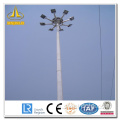 Sliver Otcagonal High Mast Light Pole